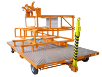 Chariot capot moteur A380